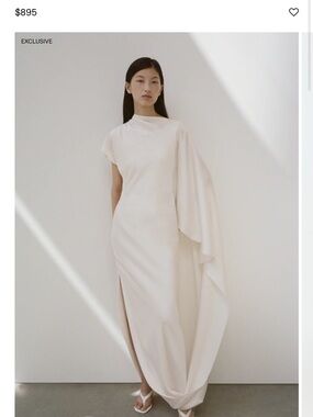 NWT SIMKHAI Ora Satin Gown size 8